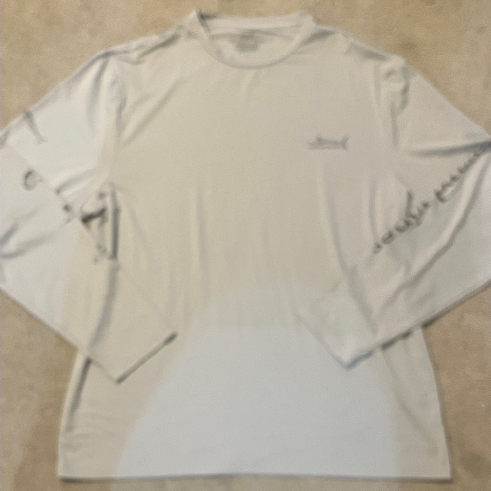 Vineyard Vines Men's Long Sleeve Performance Fish Shirt size L